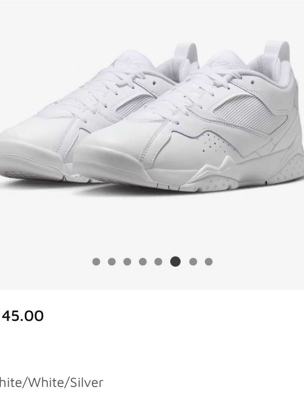 Jordan MVP 92 Men's All-White Low-Top Sneakers